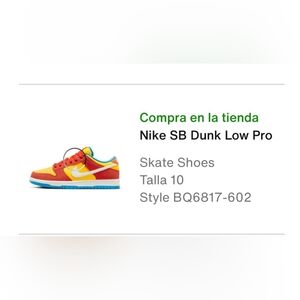 Size 10 - Nike SB Dunk Low Bart Simpson 2022